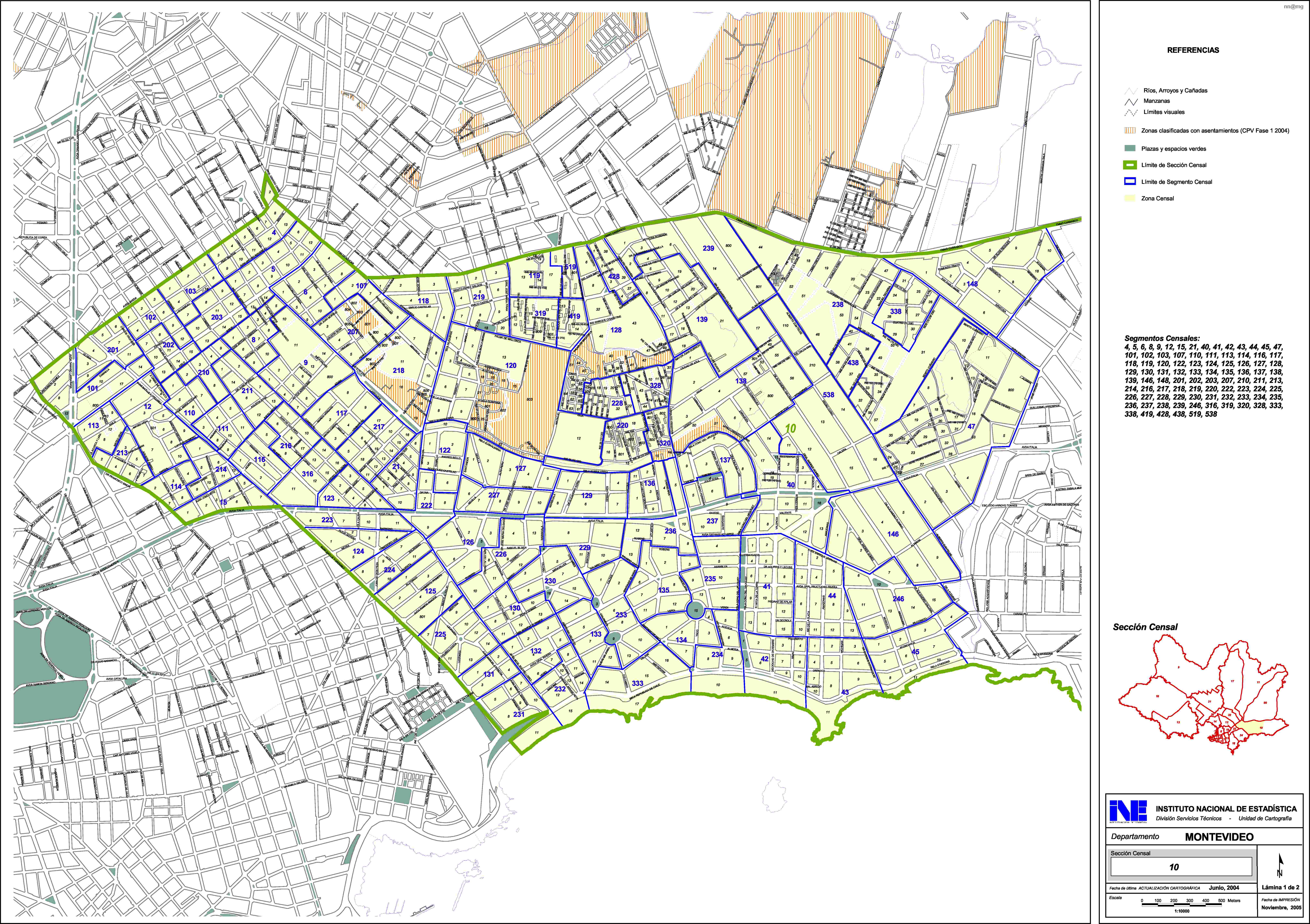 Mapa De Montevideo Calles